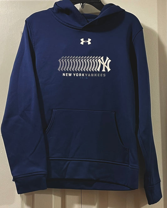 XL Youth Hoodie, Navy, NY Yankees