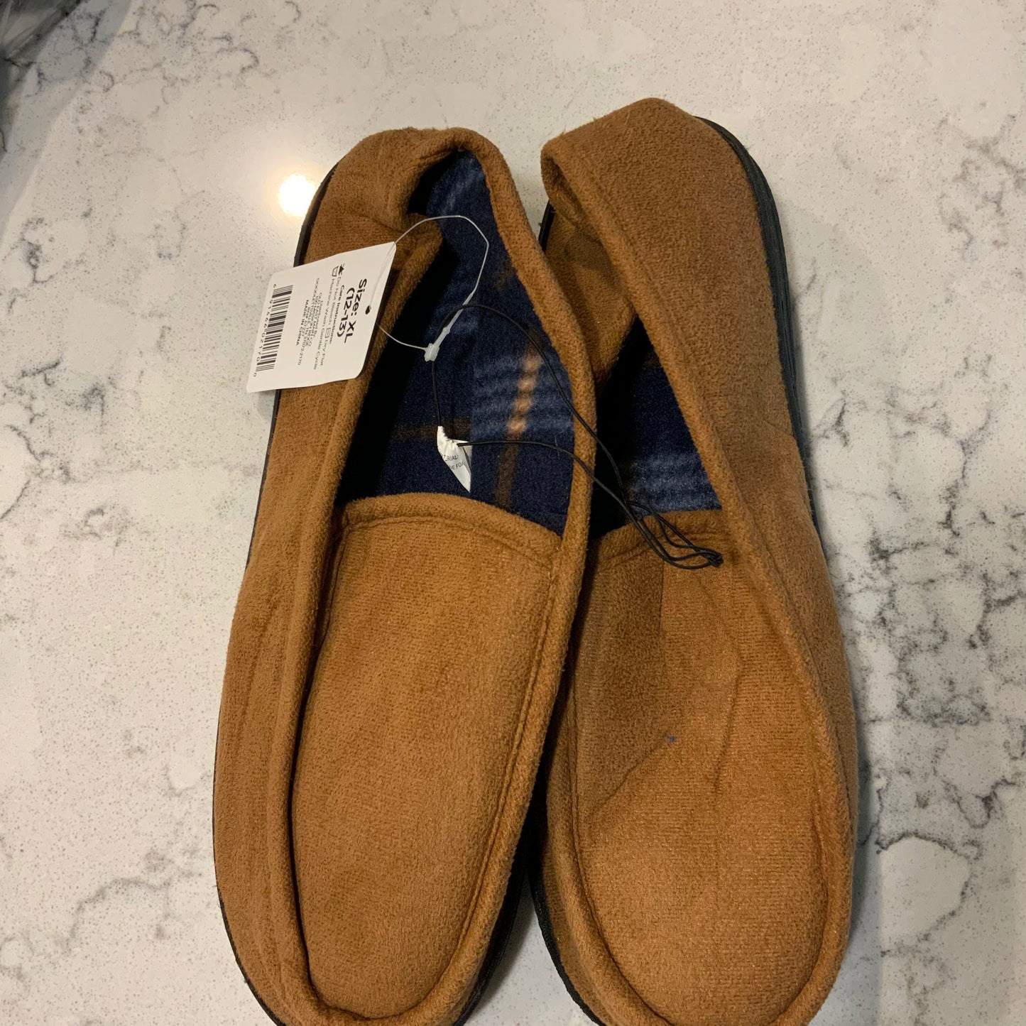 XL (12-13) Men’s Brown Slippers