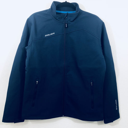 Youth XL 18/20 Bauer Softshell Jacket, Navy Blue,
