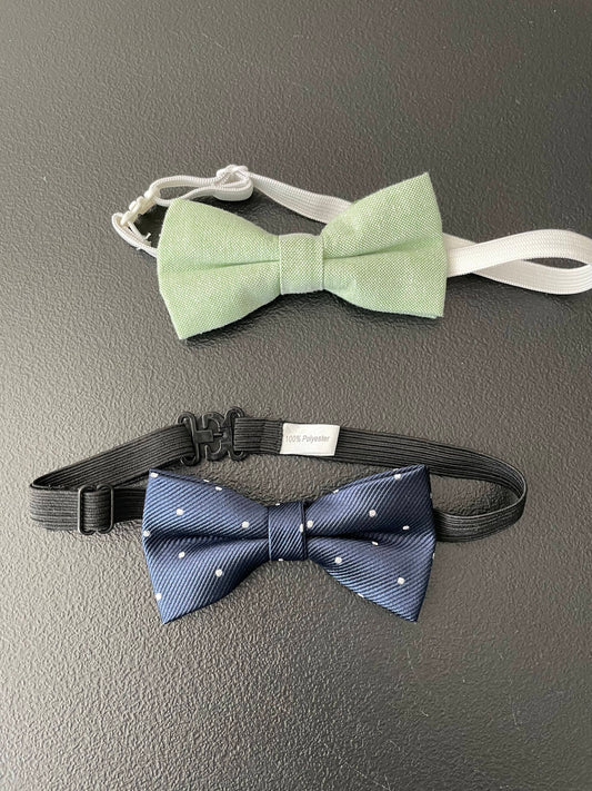 Toddler Boys Bow Tie 2pk, Blue & Green