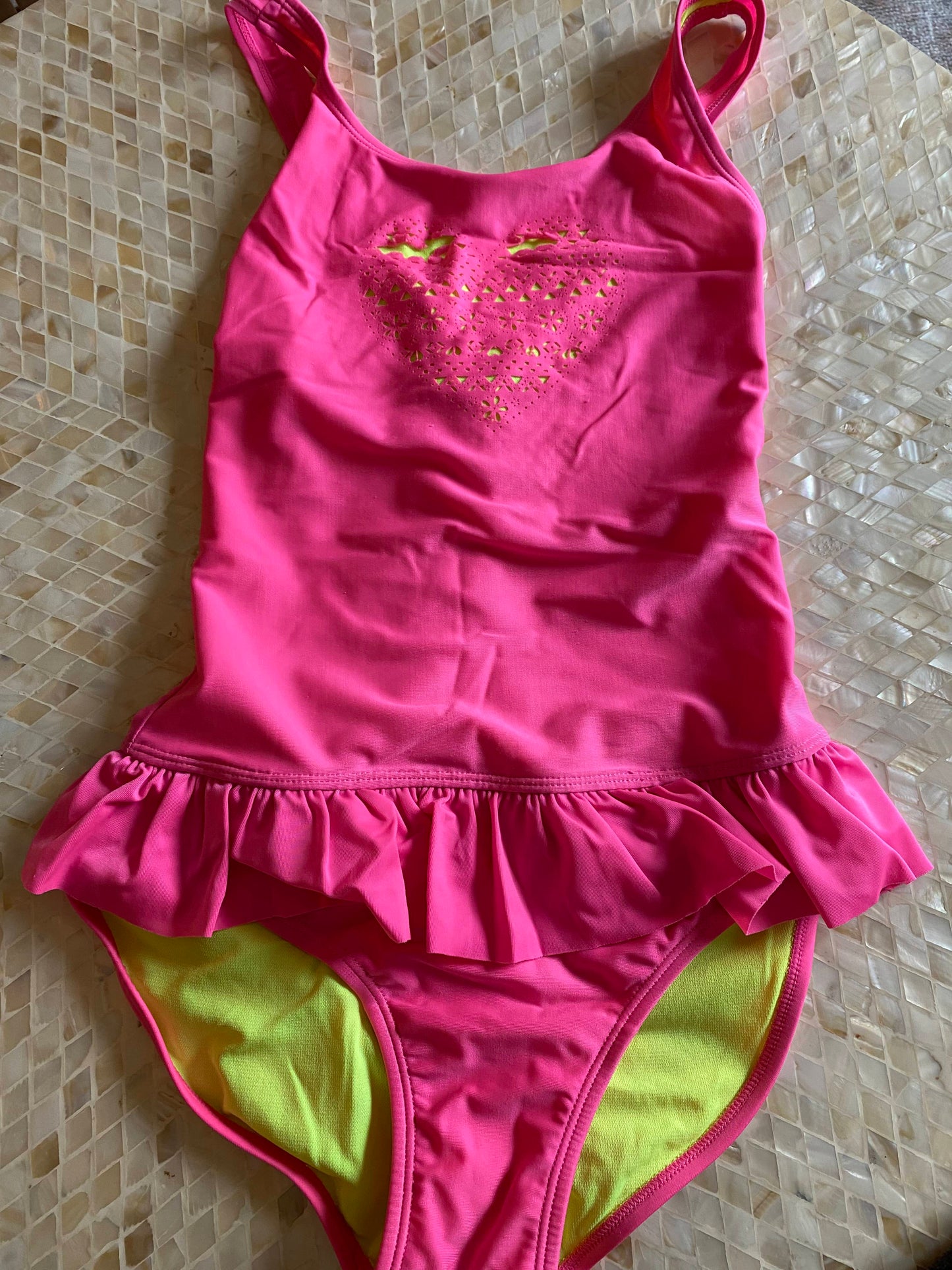 XL Youth Girls 1-piece Swimsuit