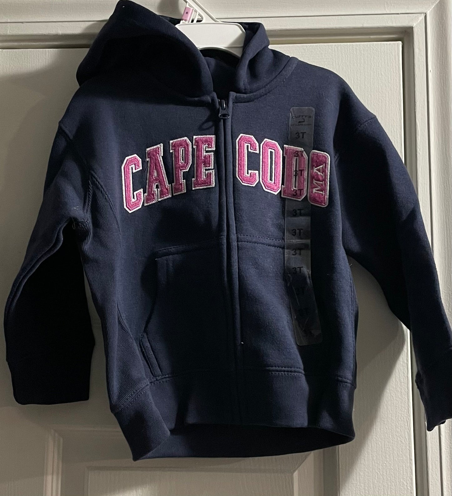3T Girls Hoodie, Navy, Cape Cod