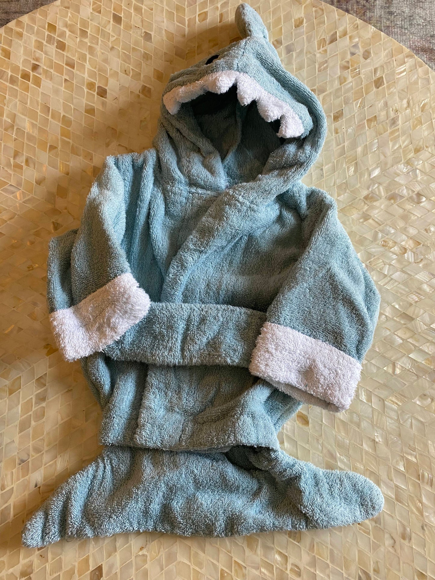 Shark Robe/Swim coverup, 0-9 Month Infant Boys