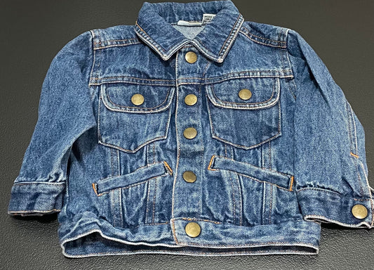 6-9 Months Boys Jean Jacket, Dark Wash