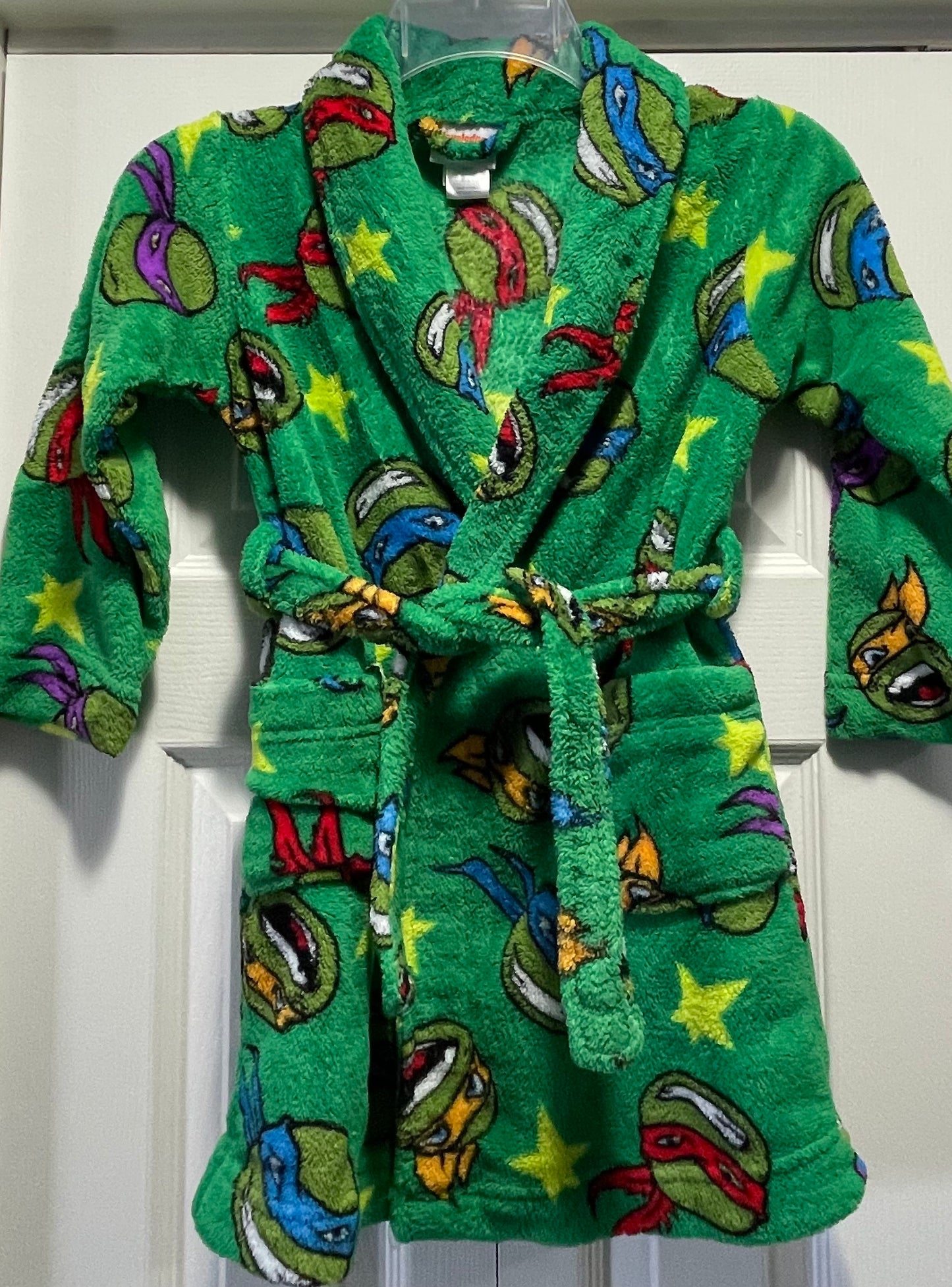 6 Boys Robe, Green, TMNT