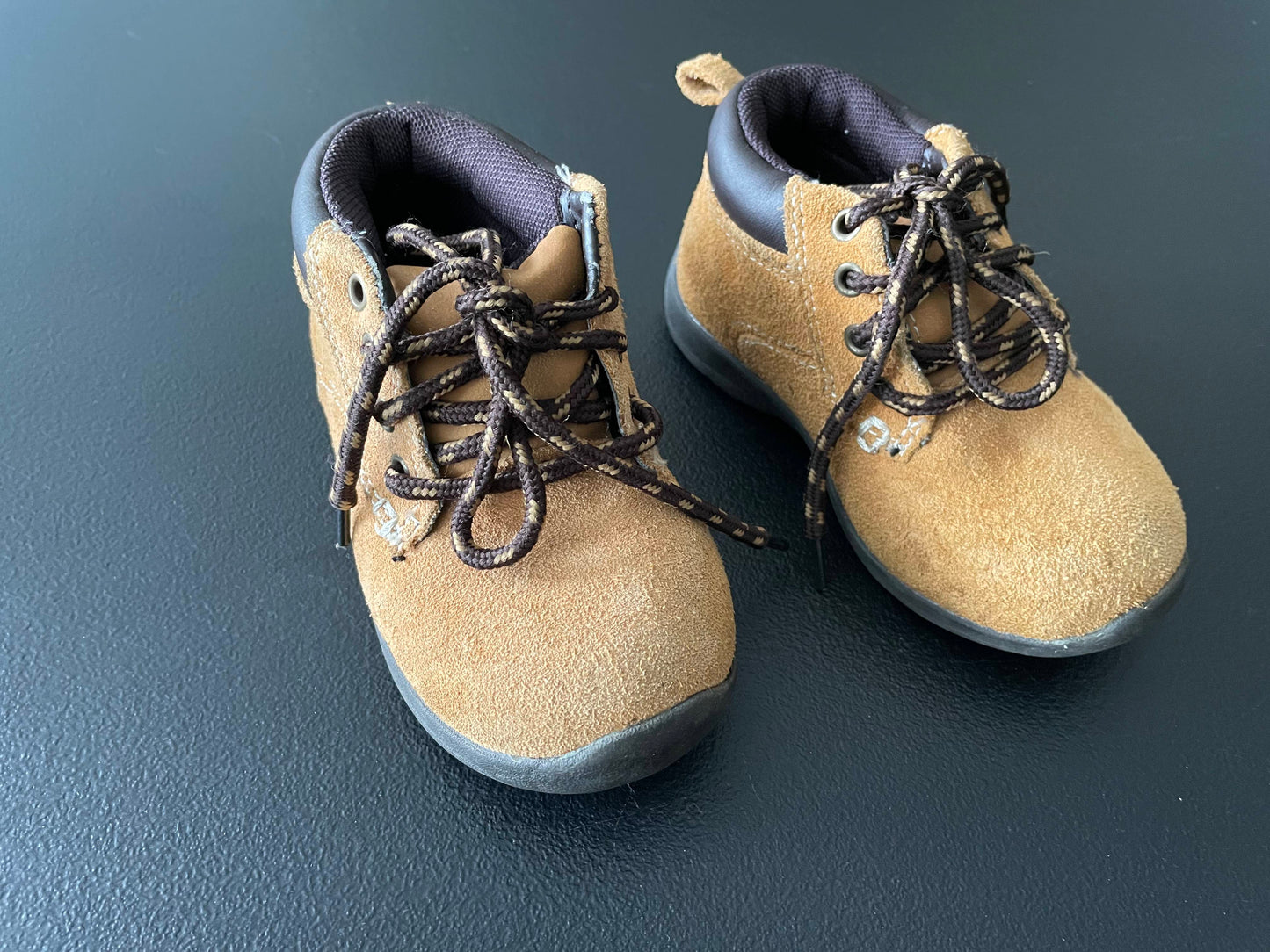 7 Toddler Boys Booties, Brown