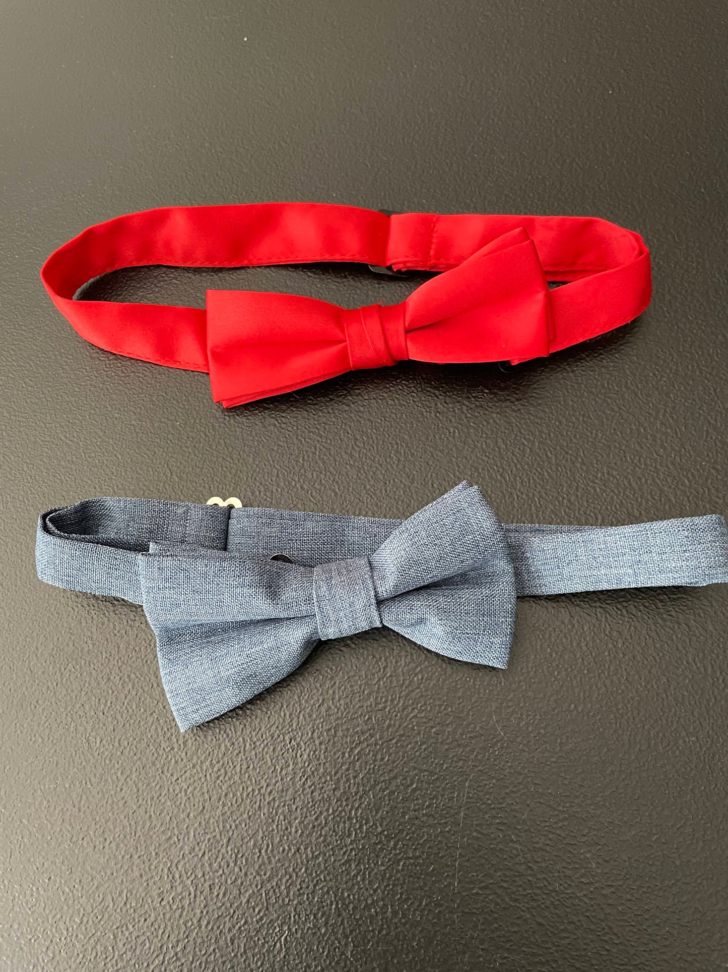 Boys Bow Tie 2pk, Red & Blue