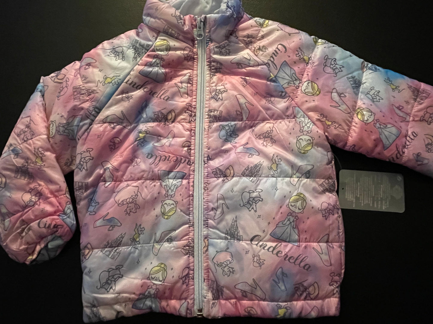 2T Girls Jacket, Pink, Cinderella