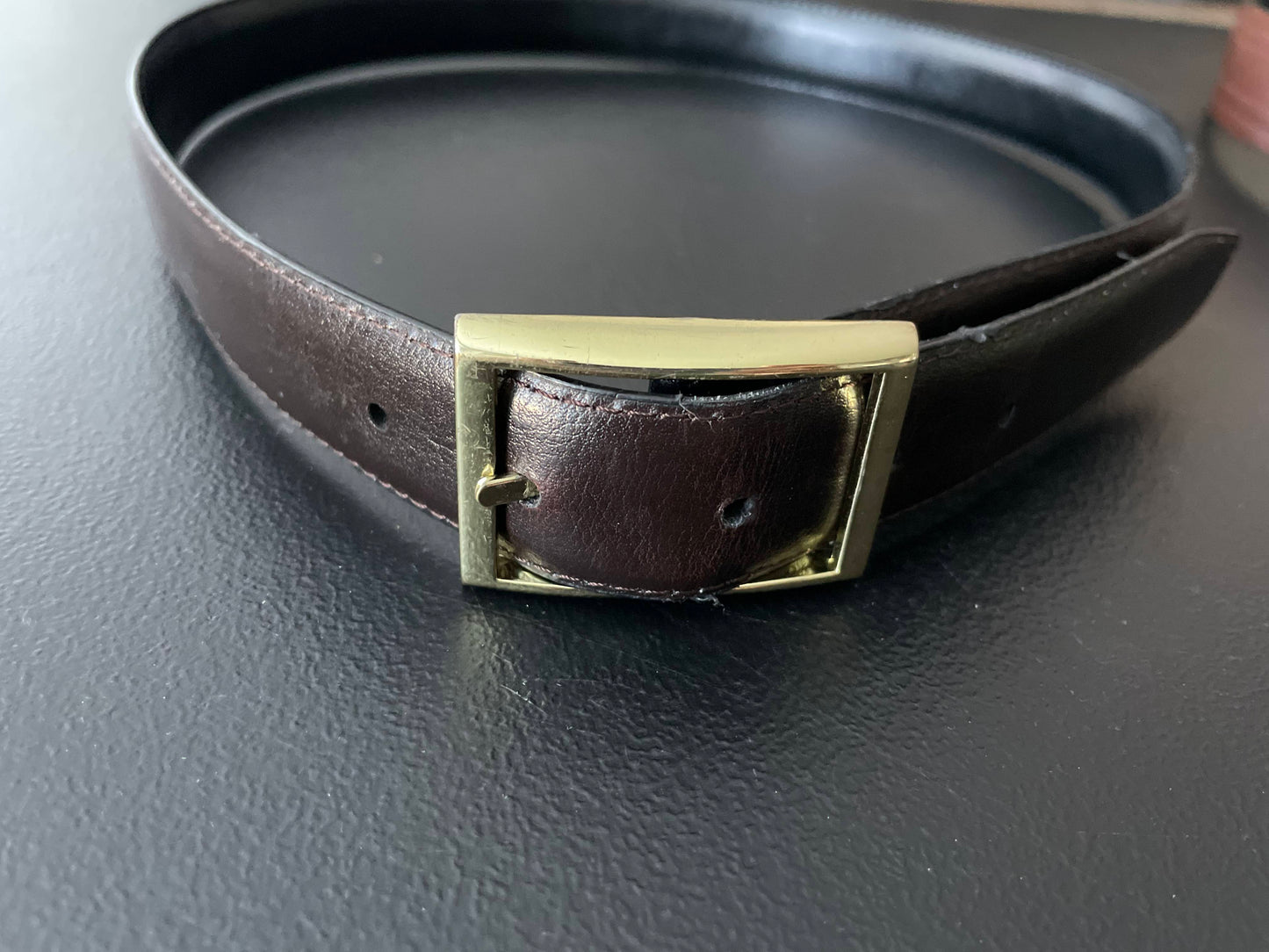 M Mens Belt, Brown/Black