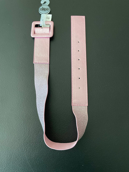 S Girls Belt, Pink Shimmer