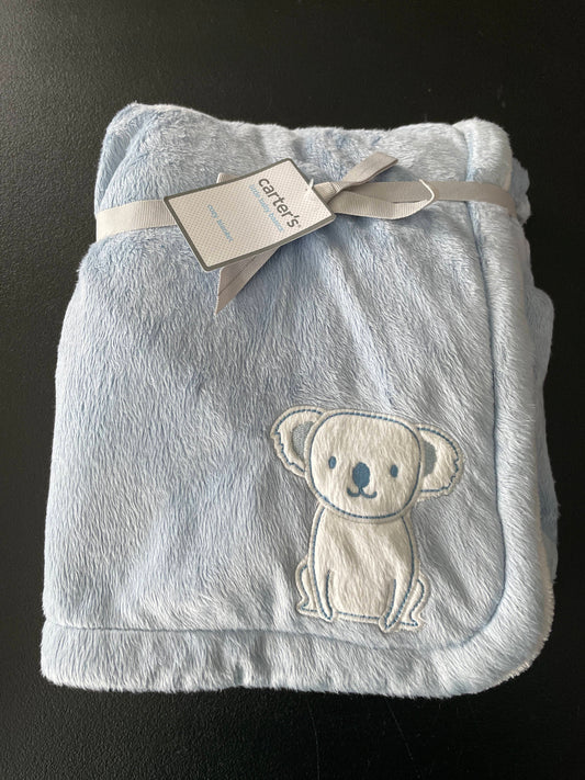 Infant Boy Blanket, Blue, Koala