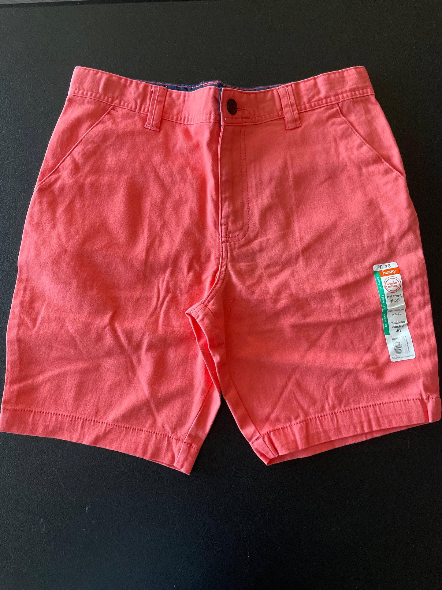 12 Husky Boys, Shorts, Coral