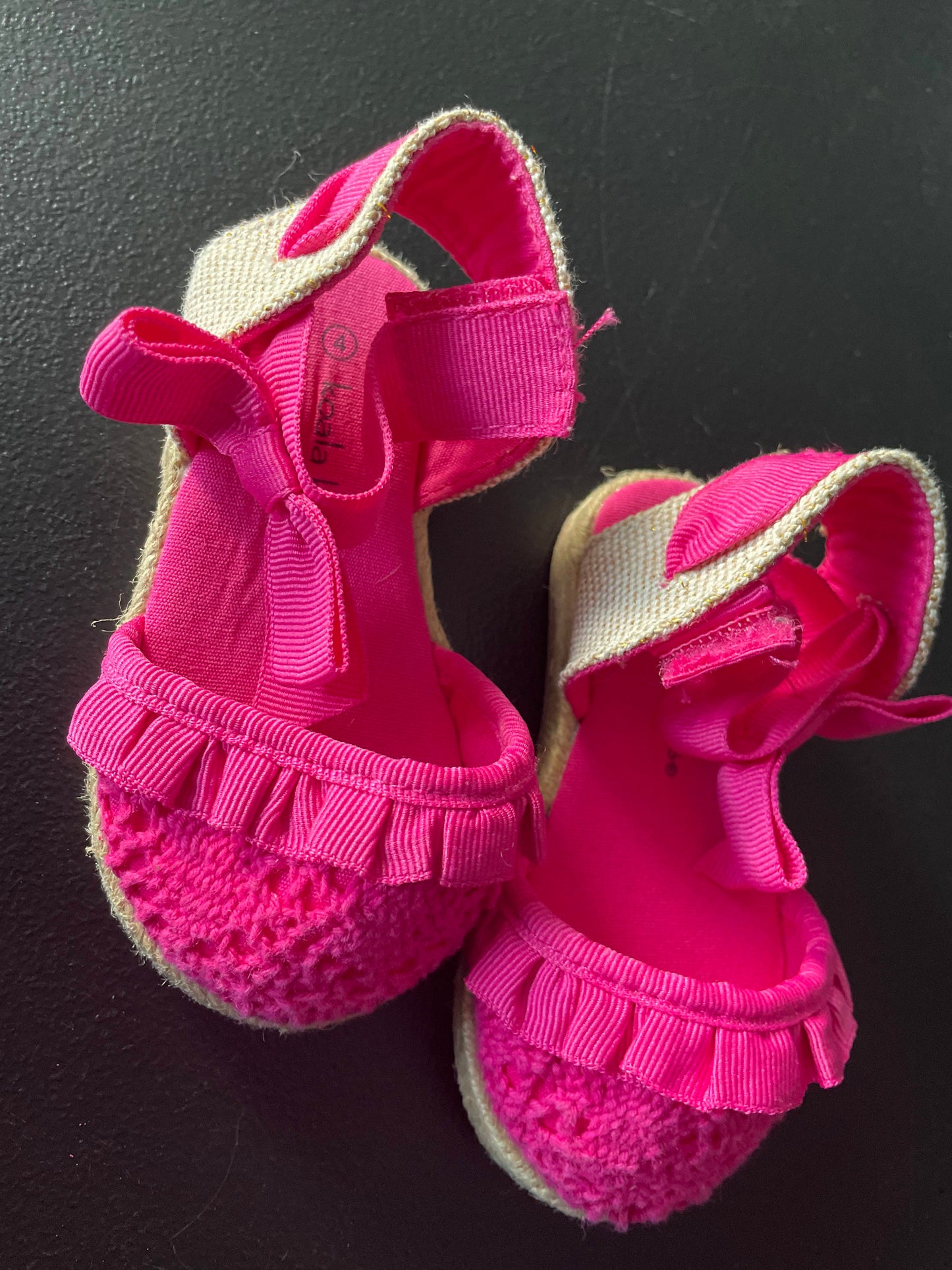 4 Toddler Girls Sandals, Fuchsia