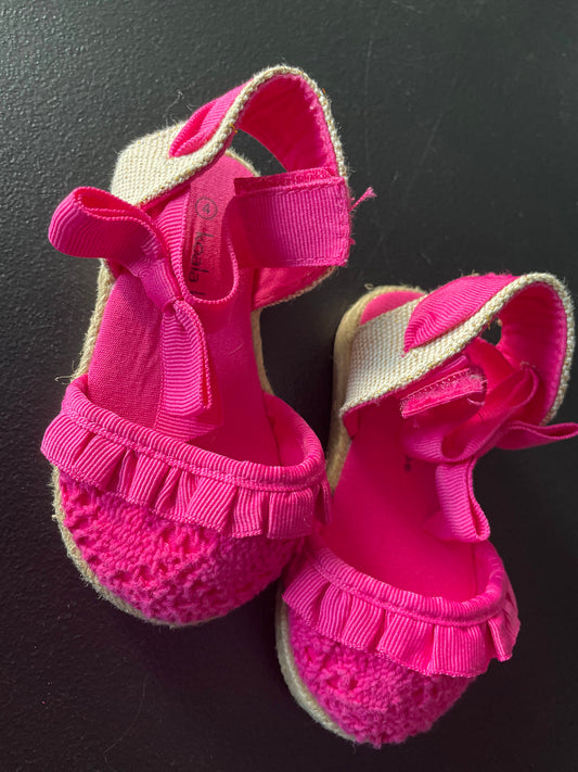 4 Toddler Girls Sandals, Fuchsia