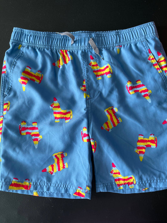 XL Boys Swim Trunks, Blue, Piñata