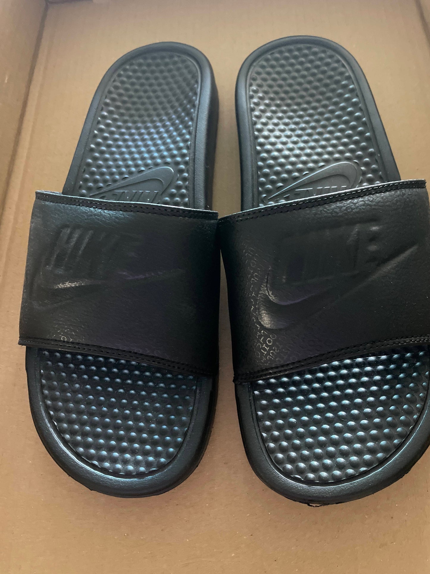 Nike Slides, 11 Mens Sandals, Black