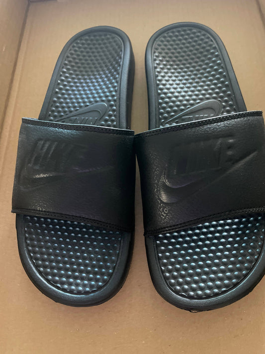 Nike Slides, 11 Mens Sandals, Black