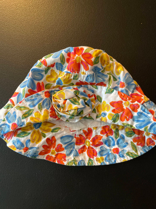 One Size Toddler Girls Hat, Floral Print