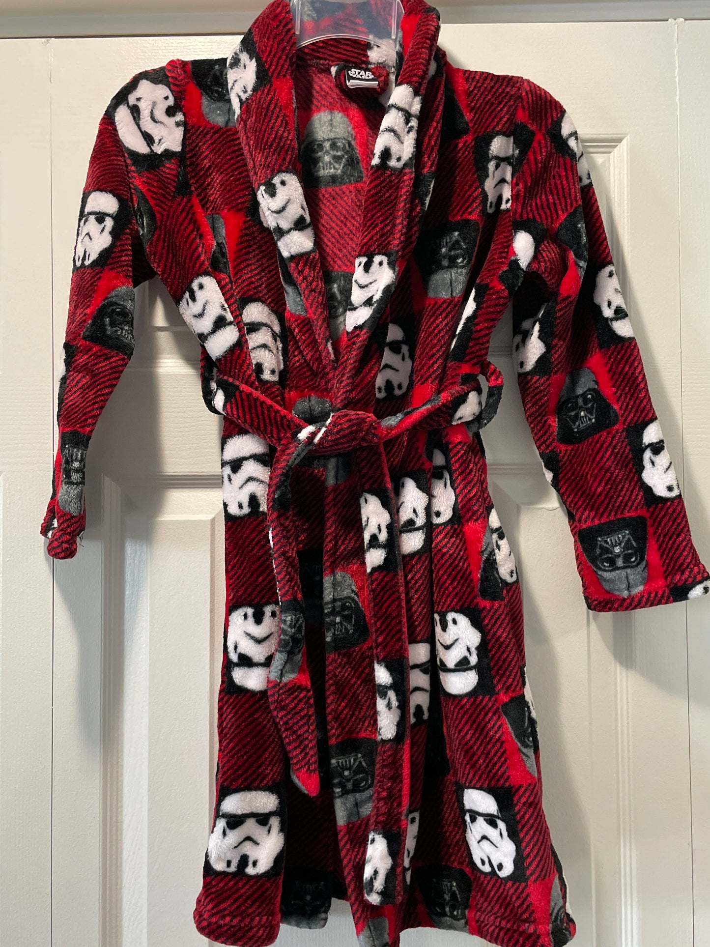 M Boys Robe, Red & Black, Star Wars