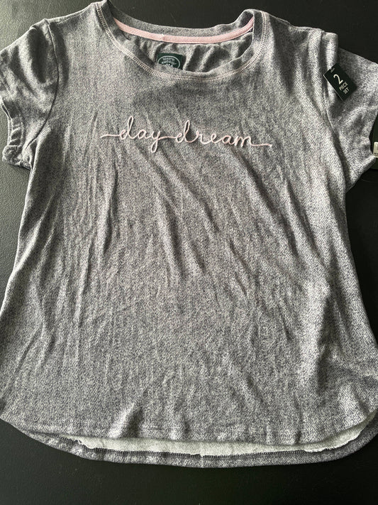 M Womens Sleep Top, Gray, Daydream