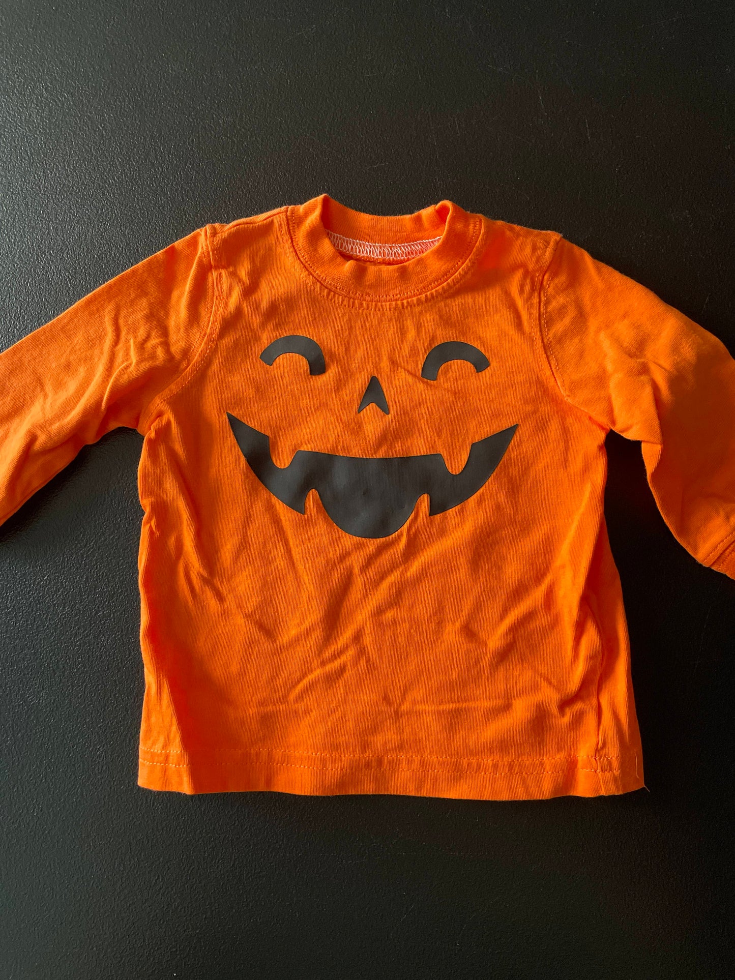 3M Boys Long Sleeve Shirt, Orange, Jack-O-Lantern