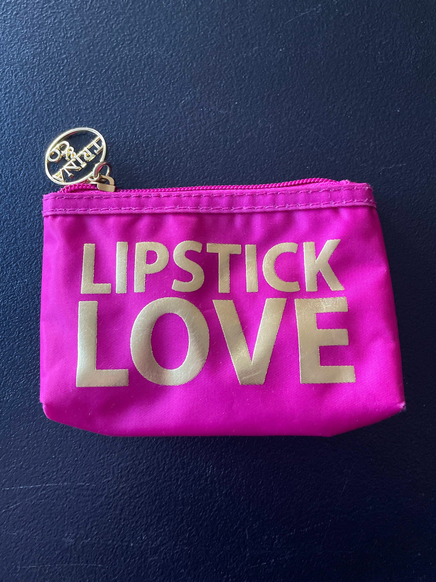 Makeup Pouch, Pink, Lipstick Love