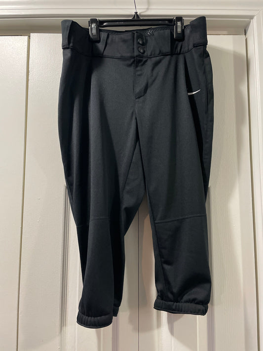 Large Mens Baseball Football Pants, Black