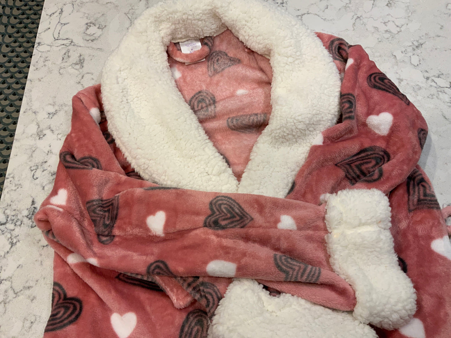M 8/10 Ladies Fleece Bathrobe