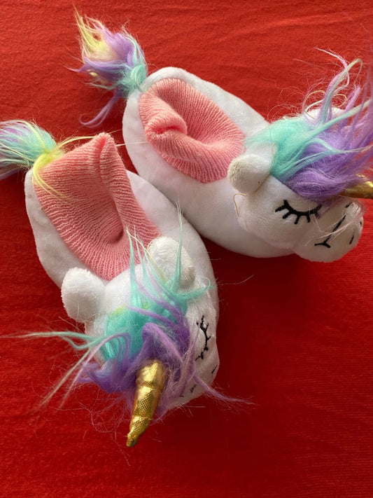 Toddler 3-4 Sz, Slipper, Unicorn