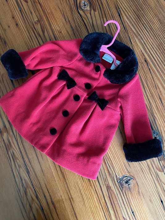 6 Mths, Jacket, Red/Black, Fleece