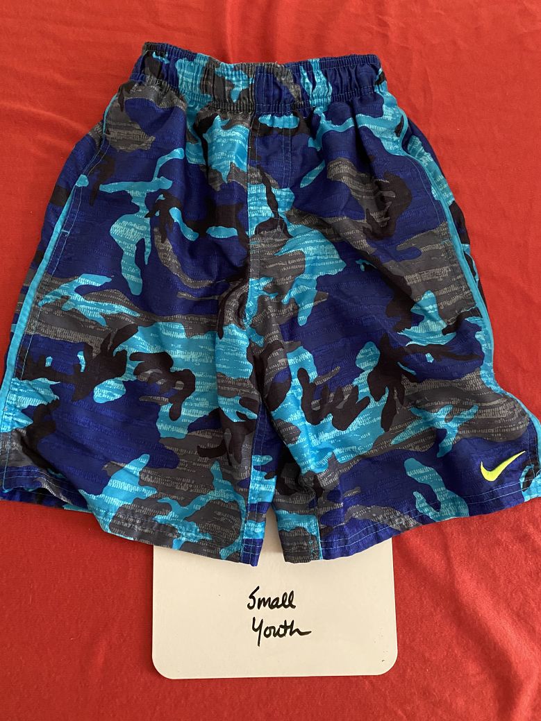 Small Youth, Swimtrunks, Blue/Multi