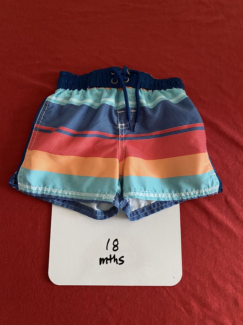 18 Months, Swimtrunks, Striped Multi