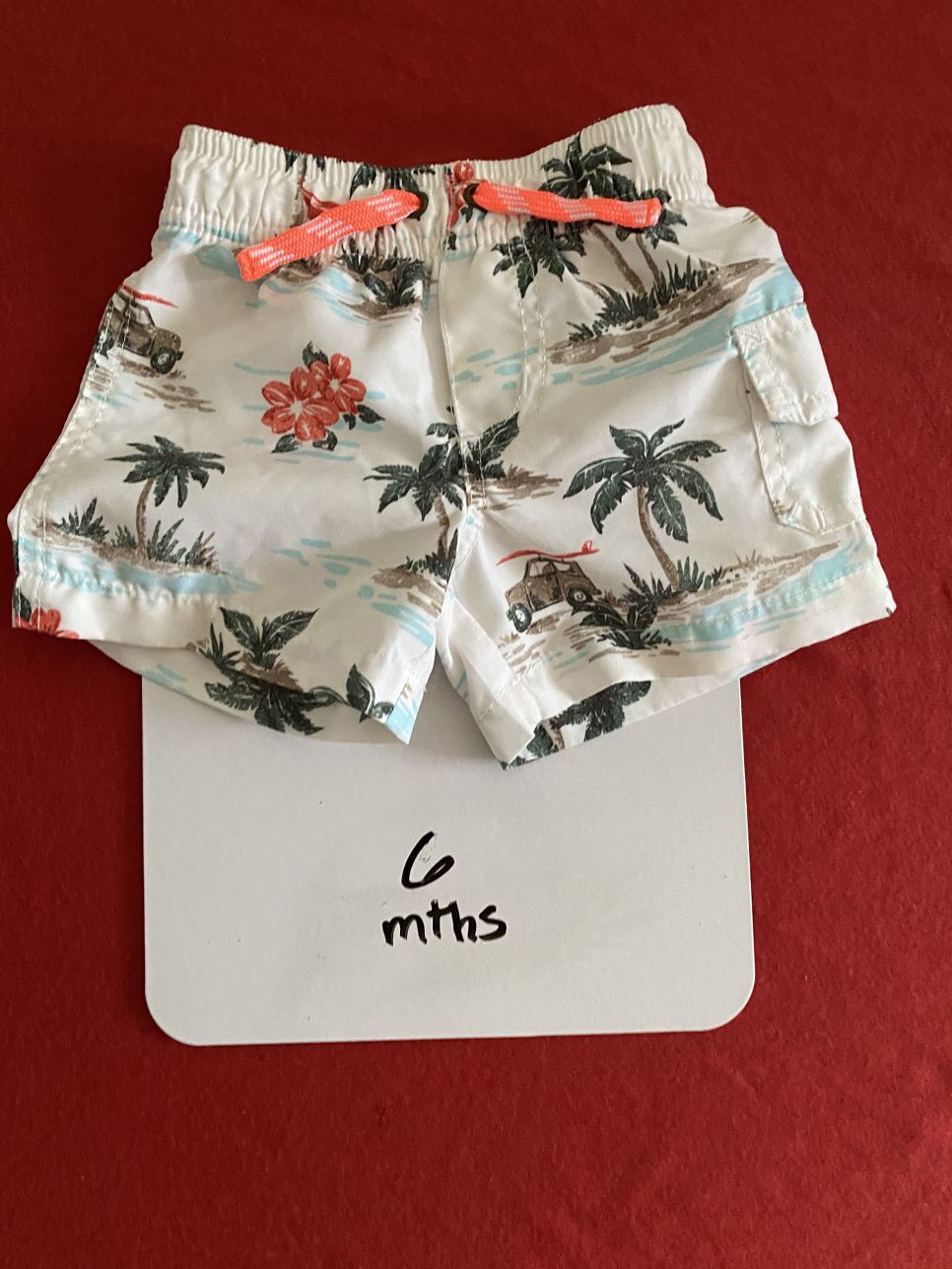 6 Months, Swimtrunks, Palm Trees