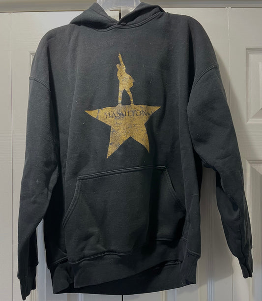 XL Adult Hoodie, Black, Hamilton